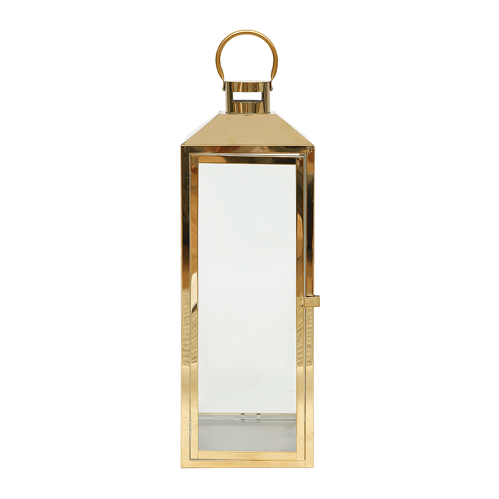 CECILE - Metal lantern H52 - Gold