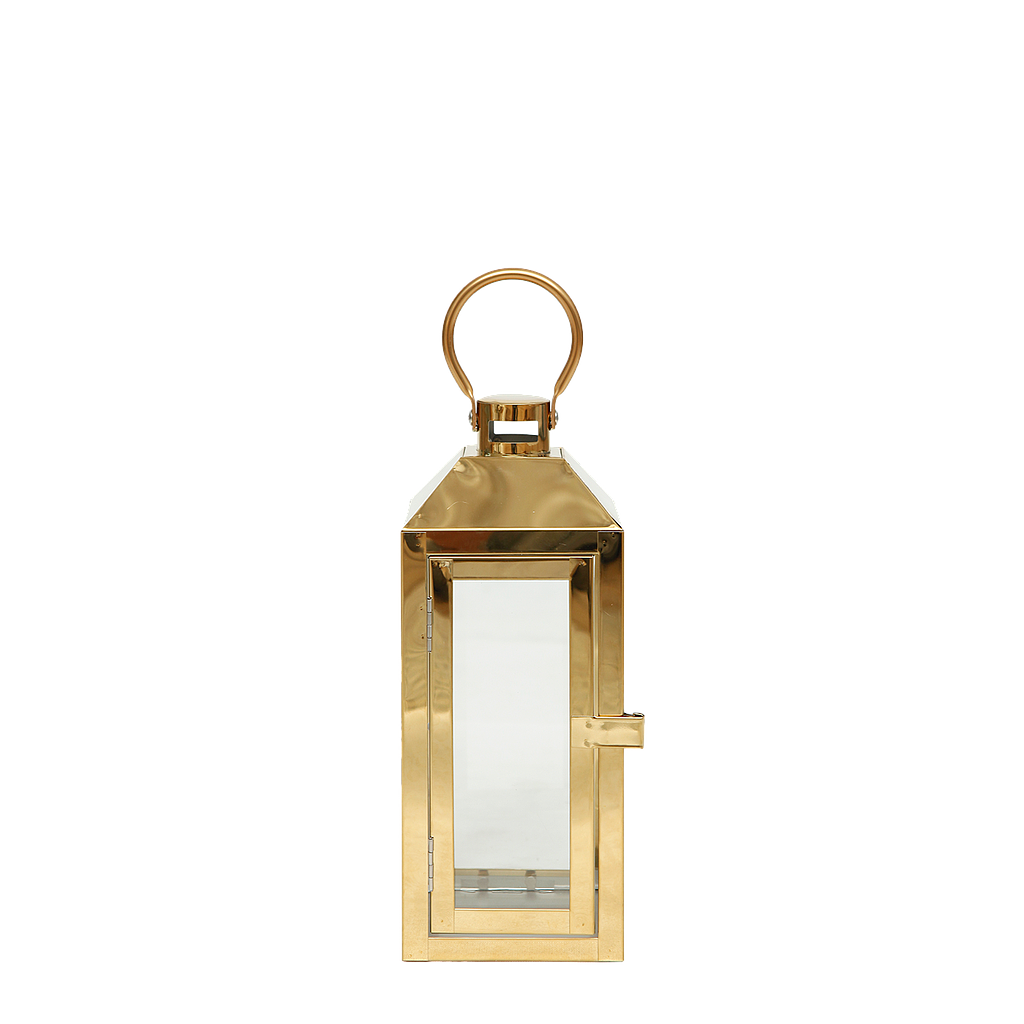 CECILE - Metal lantern H26 - Gold