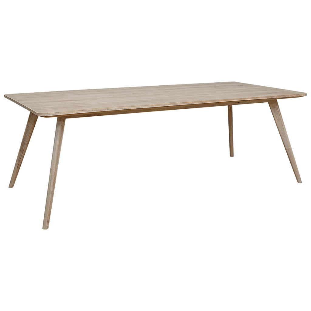 MATIJA - Dining table L220 x W100 - Whitened acacia