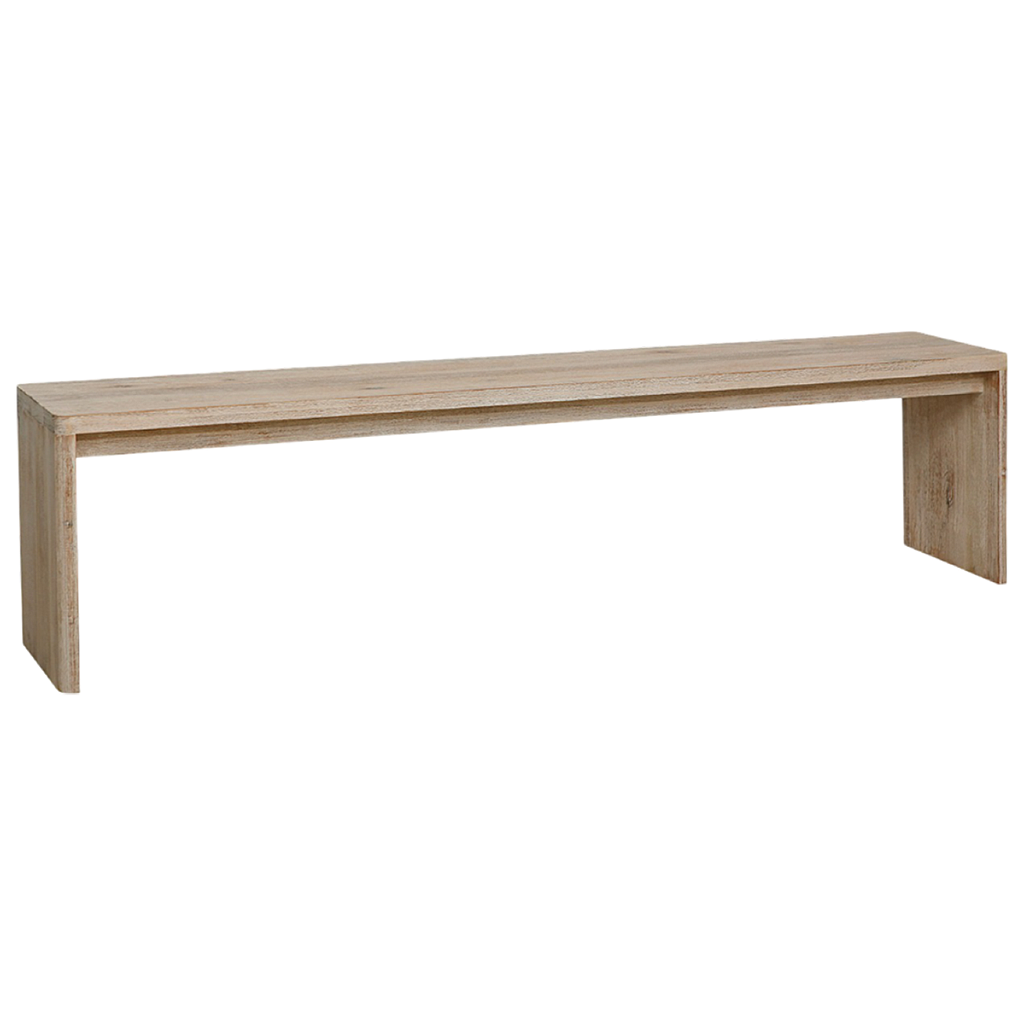 FLINTH - Bench L180 - Whitened acacia