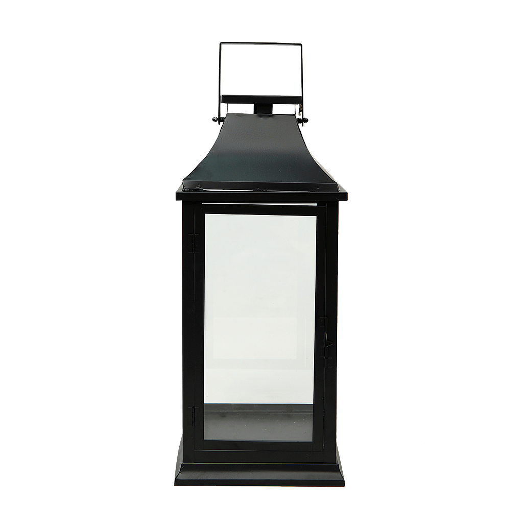 CHIBA - Metal lantern H51- Black