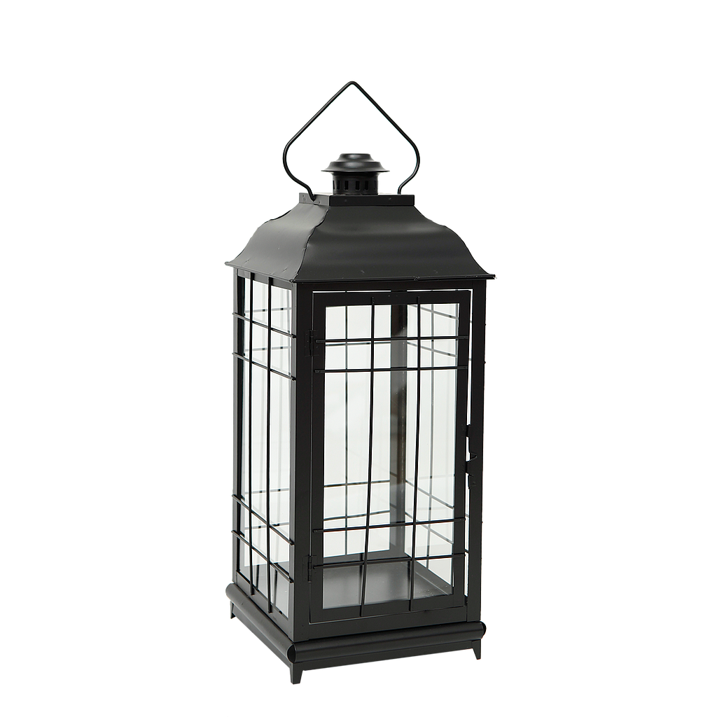 XING - Metal lantern H51 - Black