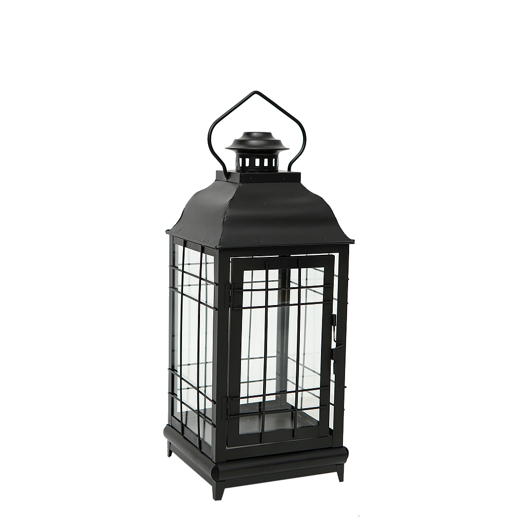 XING - Metal lantern H37 - Black