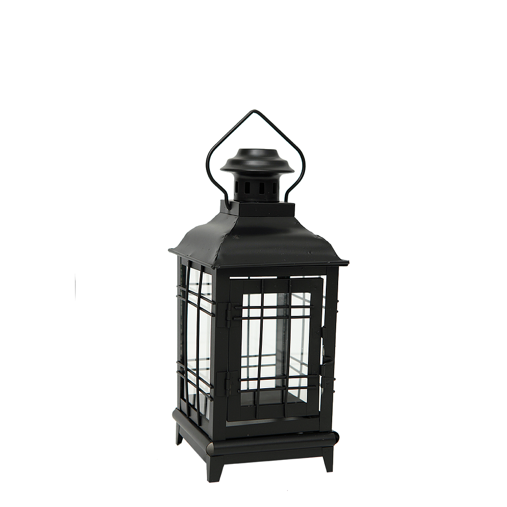 XING - Metal lantern H26 - Black