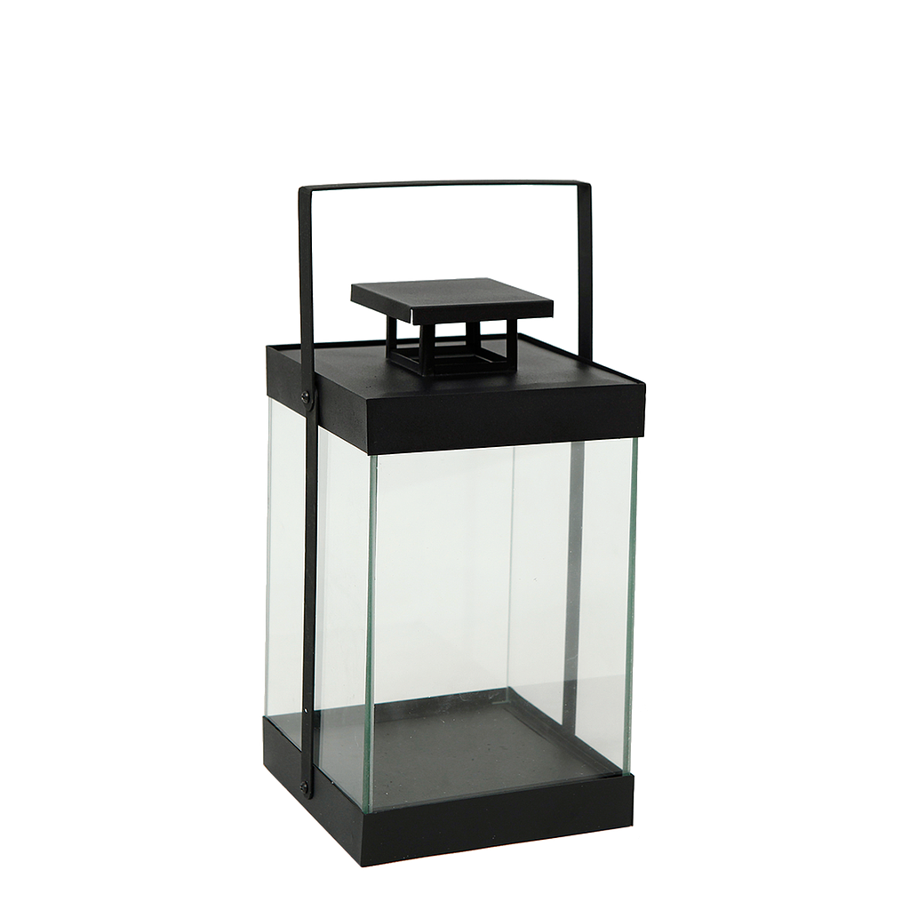 CLYDE - Metal lantern H31 - Black