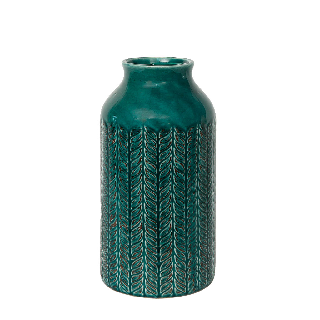 DANNICKA - Ceramic vase H24 - White or Green