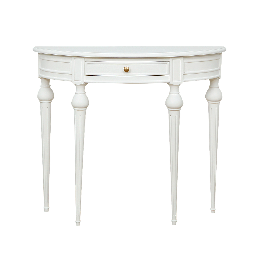 NEEDLE - Console table L85 - Brushed white