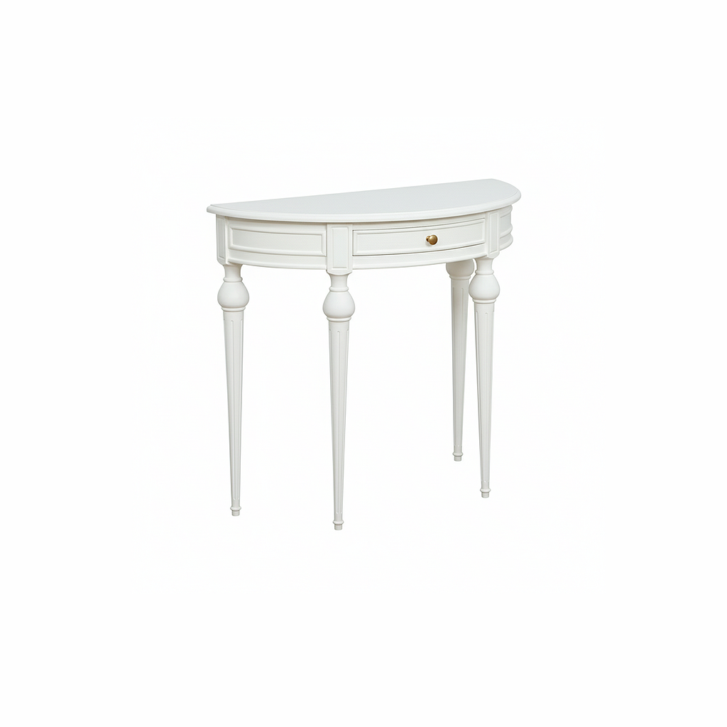 NEEDLE - Console table L85 - Brushed white