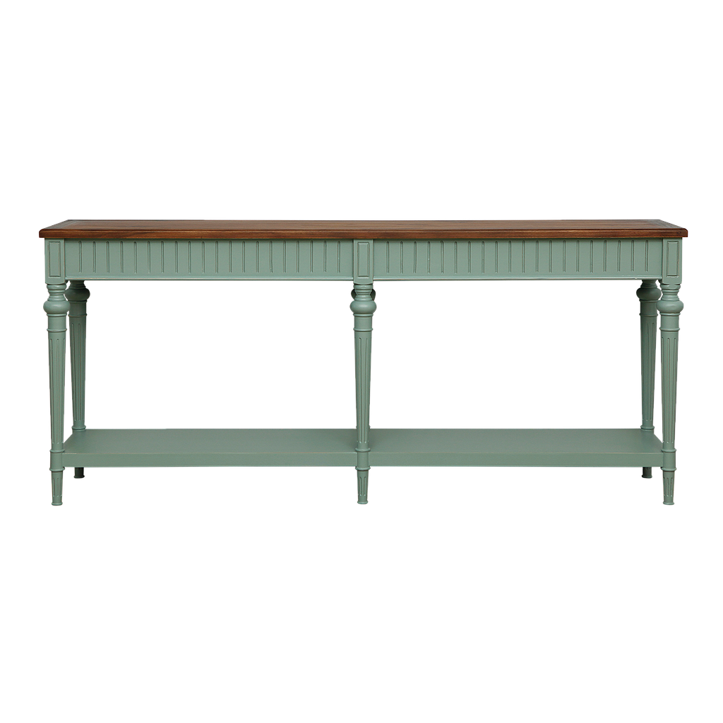 VAKO - Console table L180 - Brocante mint and Washed antic