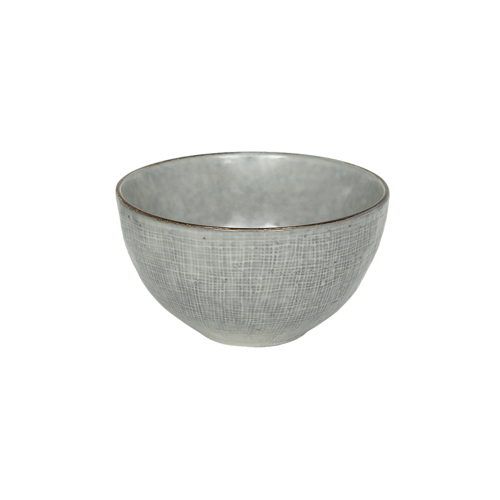 Ceramic bowl Diam.15 - Light grey