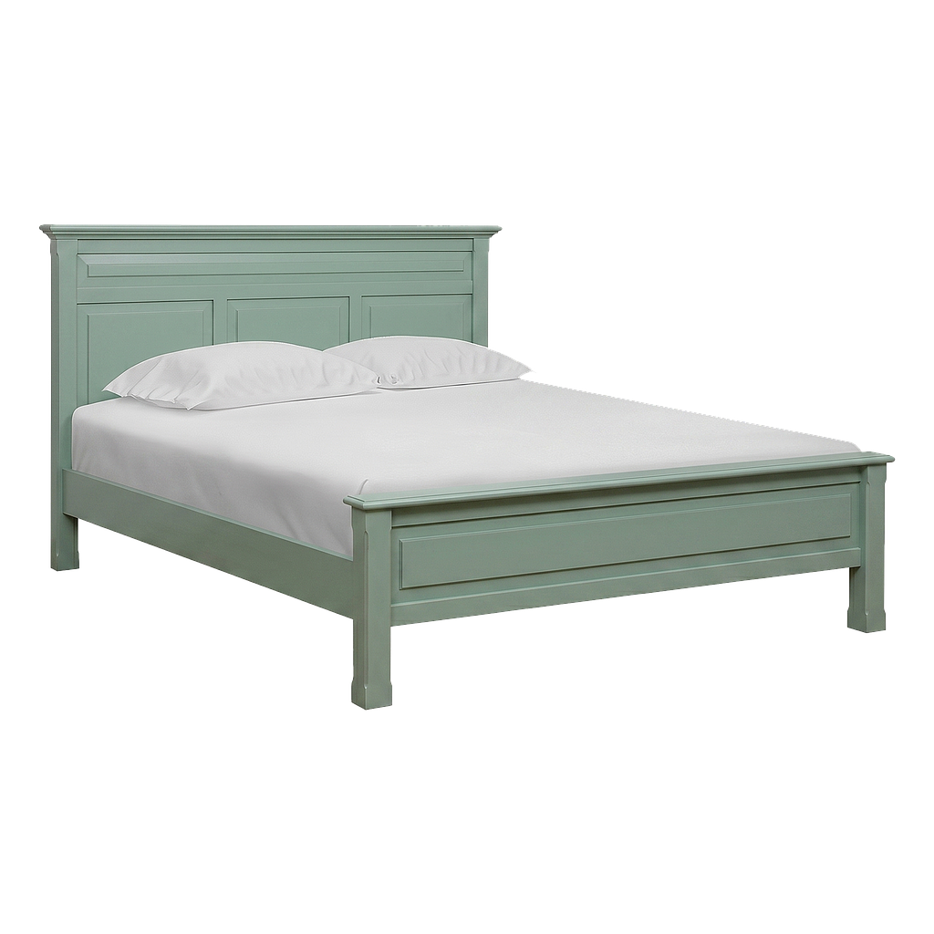 LENS - Queen size bed 160x200 - Brocante mint