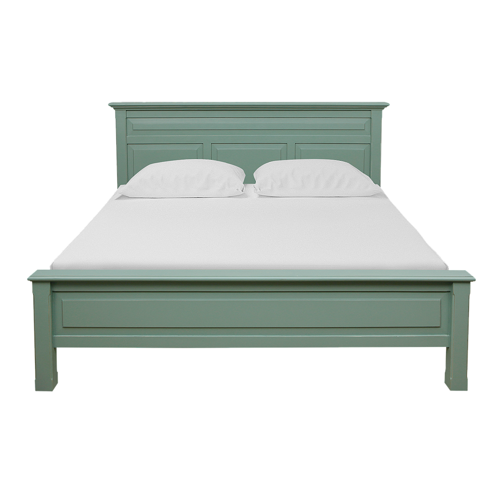 LENS - Queen size bed 160x200 - Brocante mint