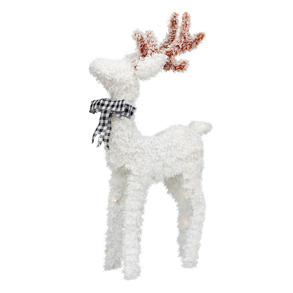 IWEN - LED reindeer decoration H50/H75/H88 - White