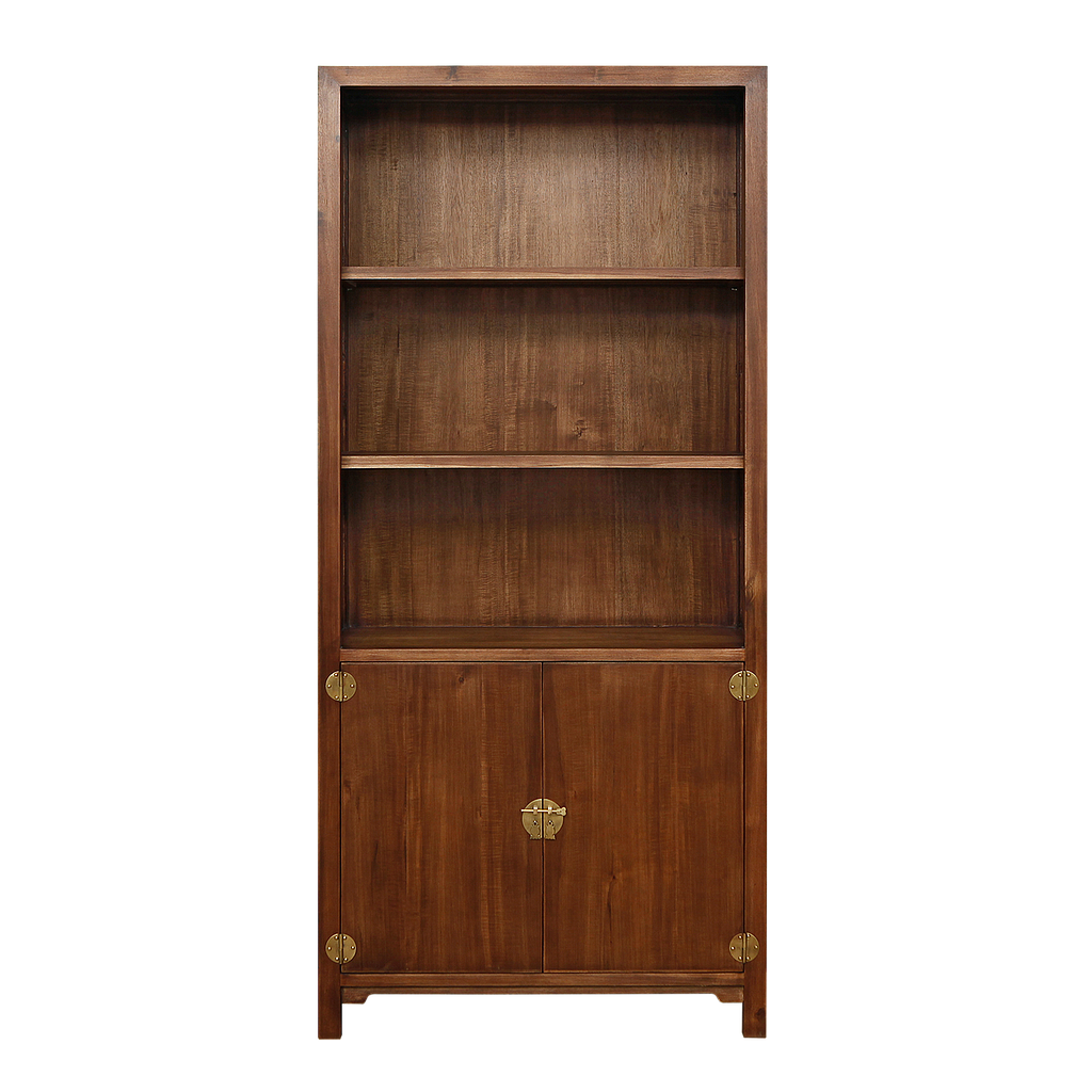 XIAN - Bookcase L90 x H200 - Washed antic