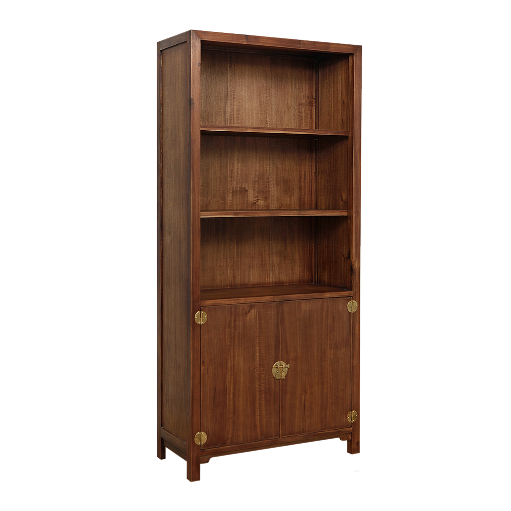 XIAN - Bookcase L90 x H200 - Washed antic