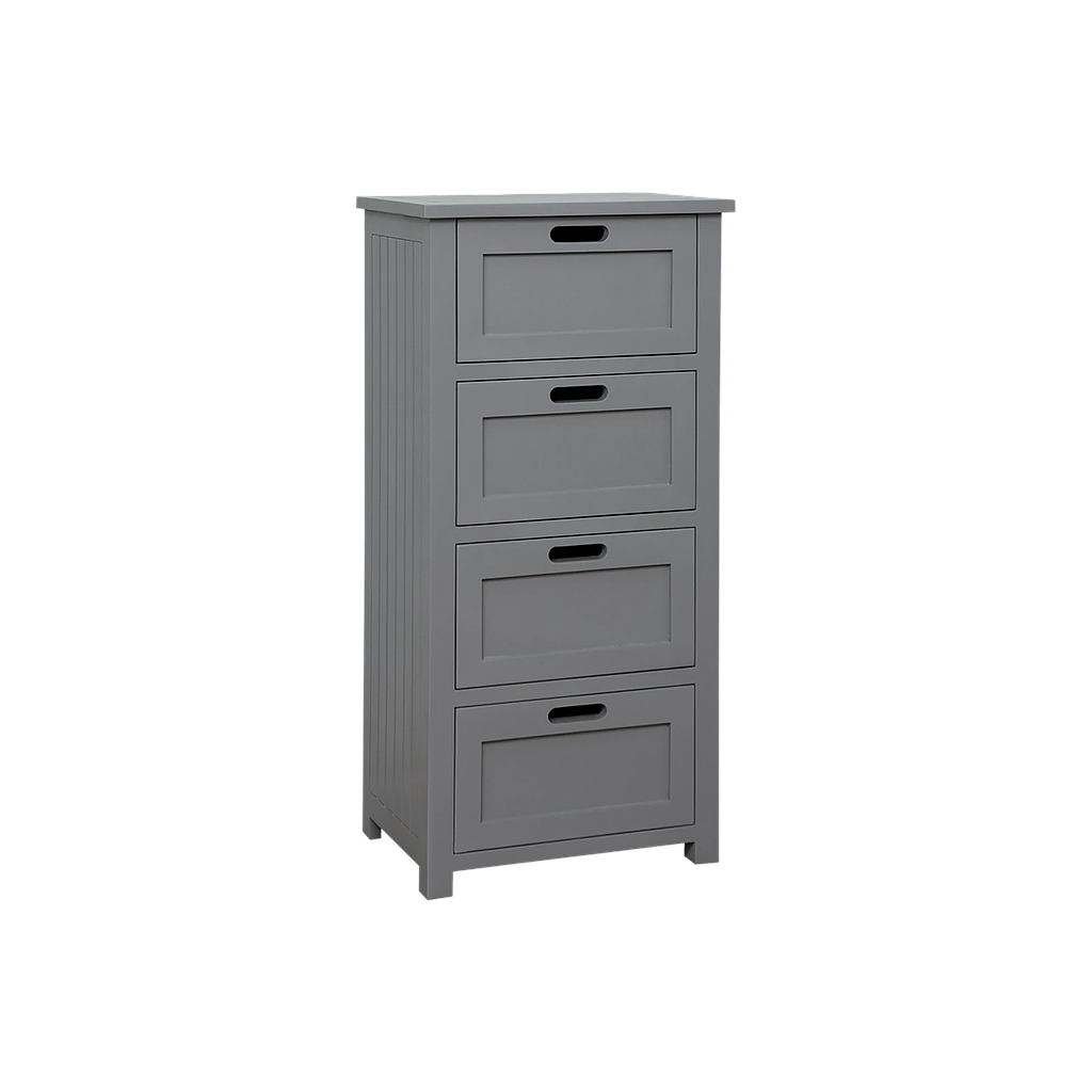 DANE - Chest of drawers L50 x H105 - Pearl grey