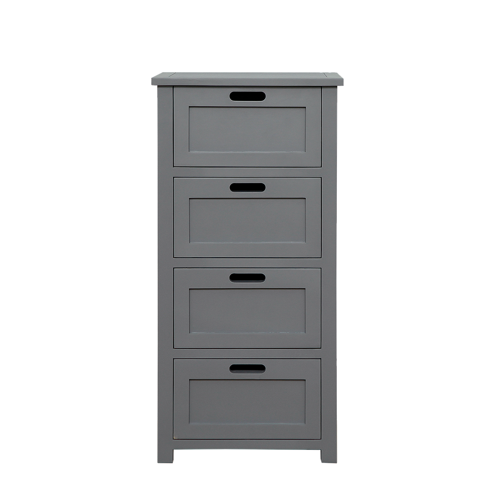 DANE - Chest of drawers L50 x H105 - Pearl grey