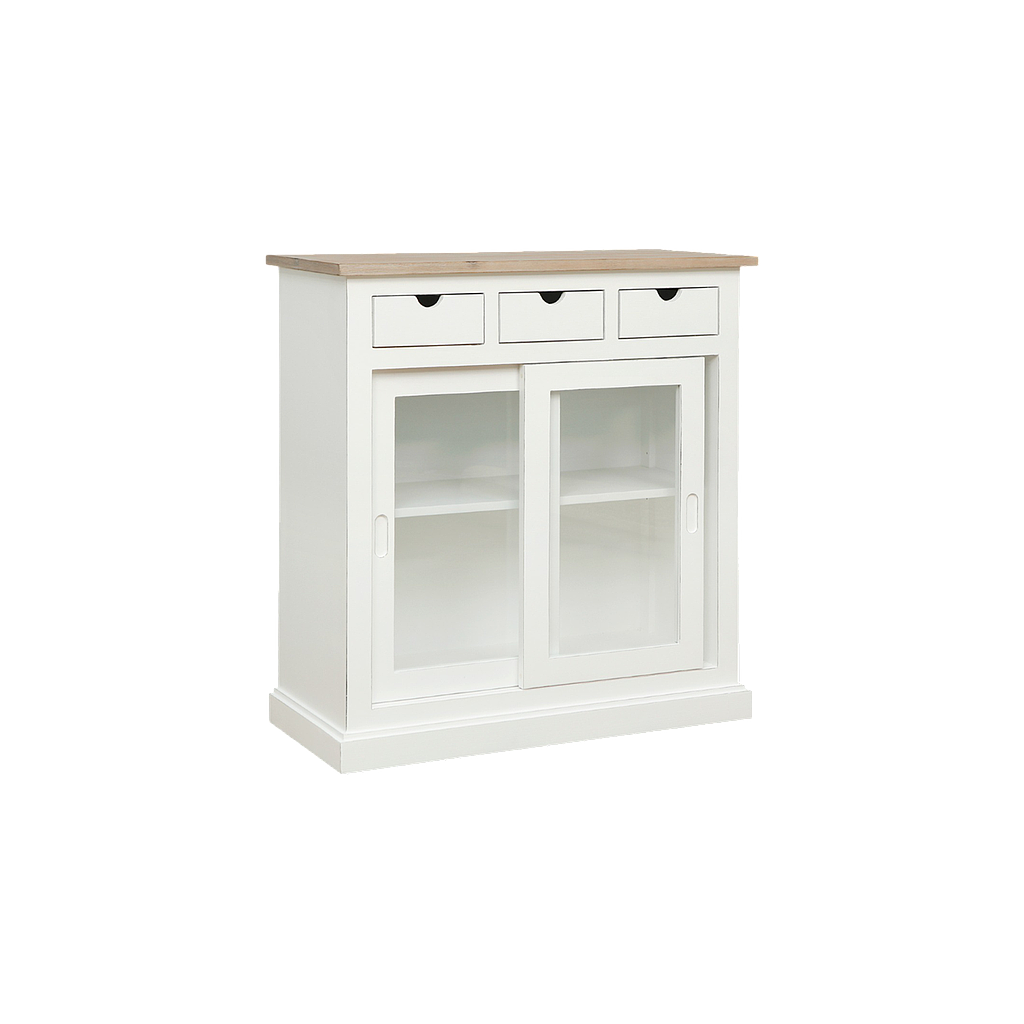 BOX - Sideboard L90 - Brocante white and Toffee