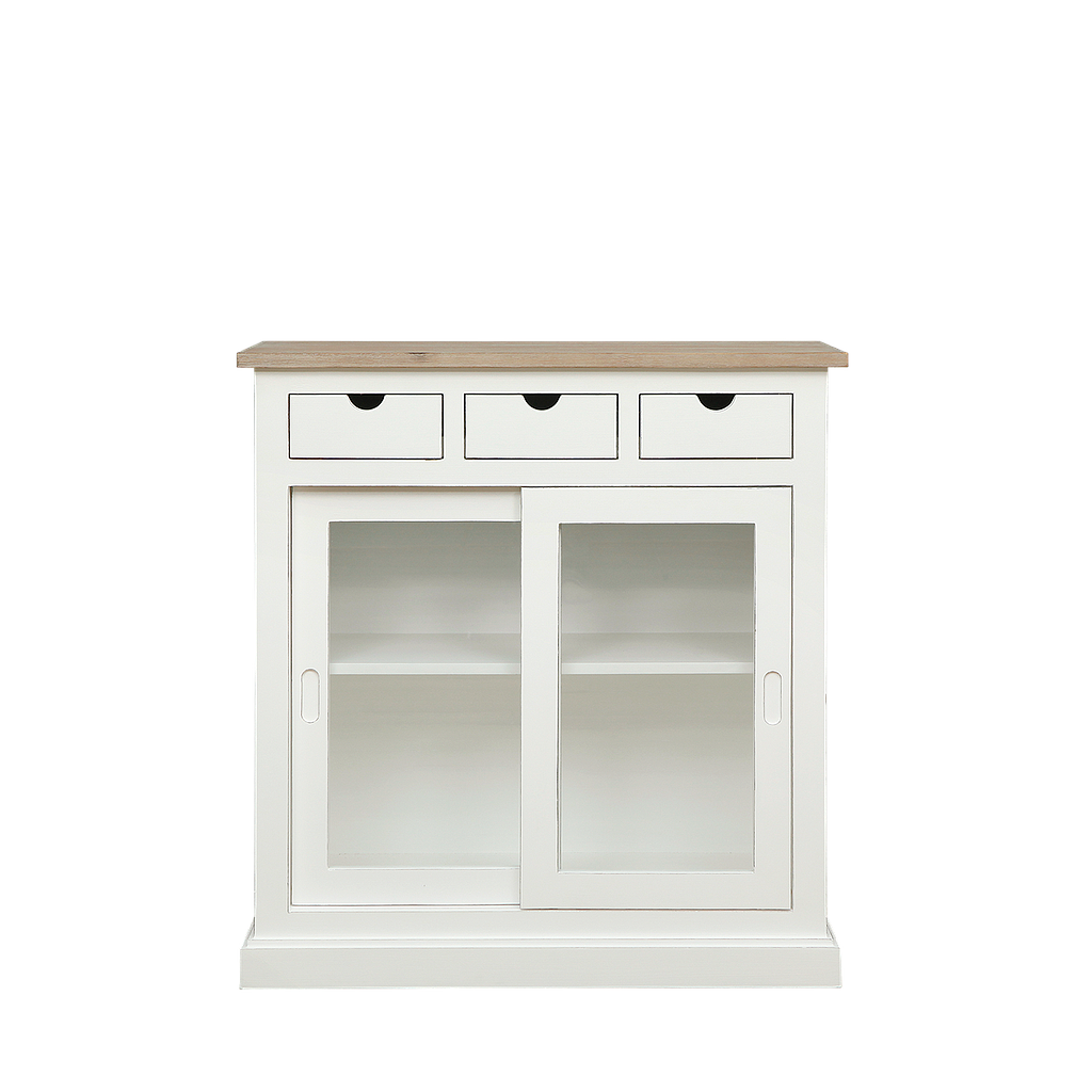 BOX - Sideboard L90 - Brocante white and Toffee