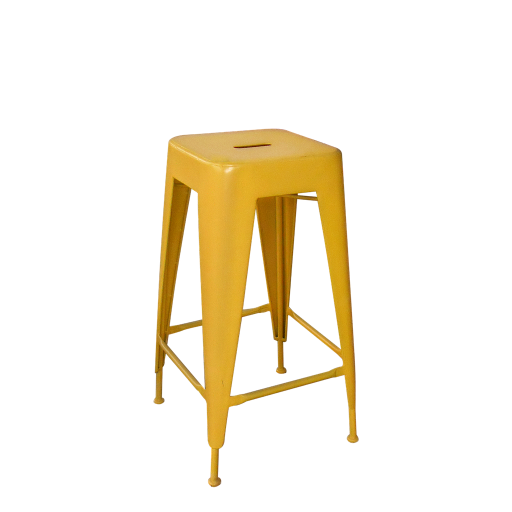 MEKA - Bar stool H75 - Pineapple yellow