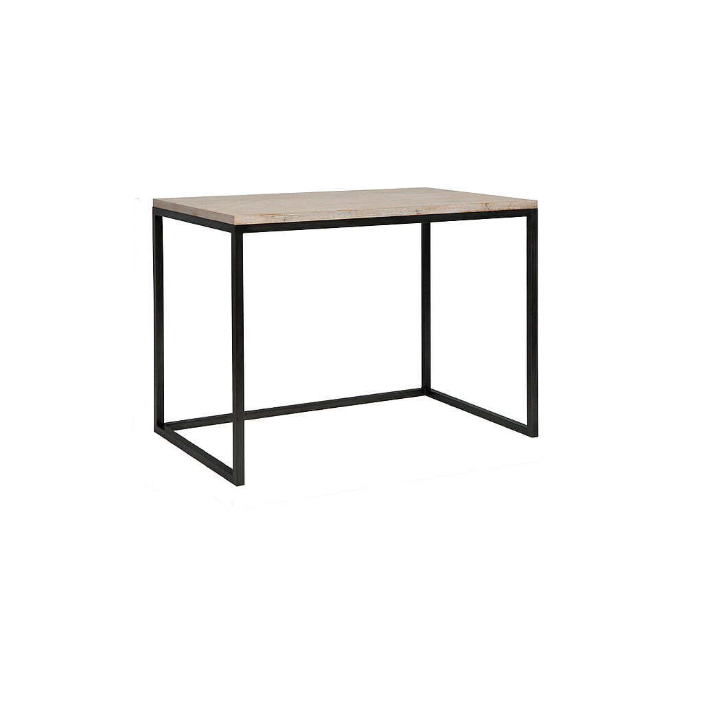 CELIAN - Desk L100 x W60 - Vintage anthracite and Whitened acacia