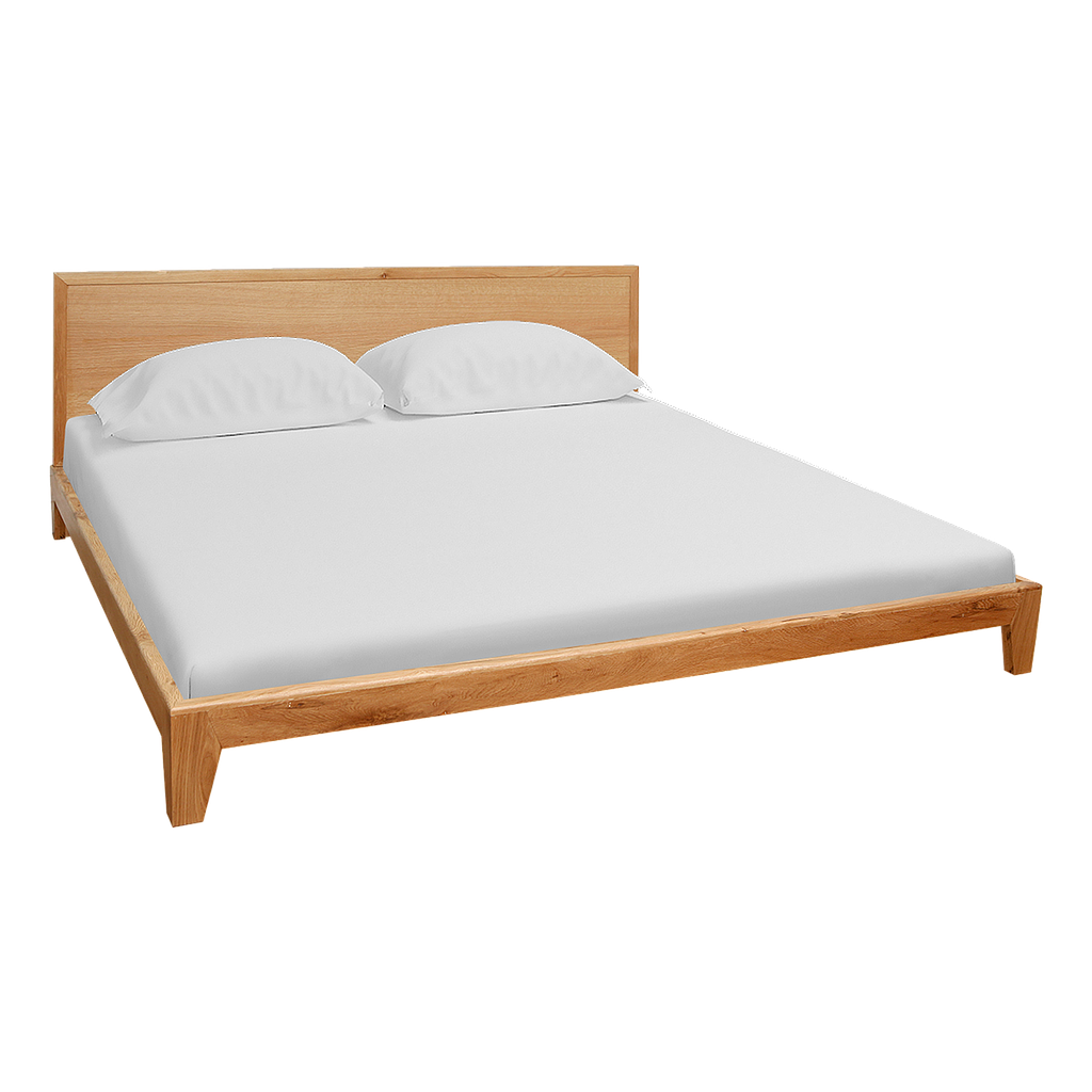 KELSEY - Extra king size bed 220x200 - Natural Oak