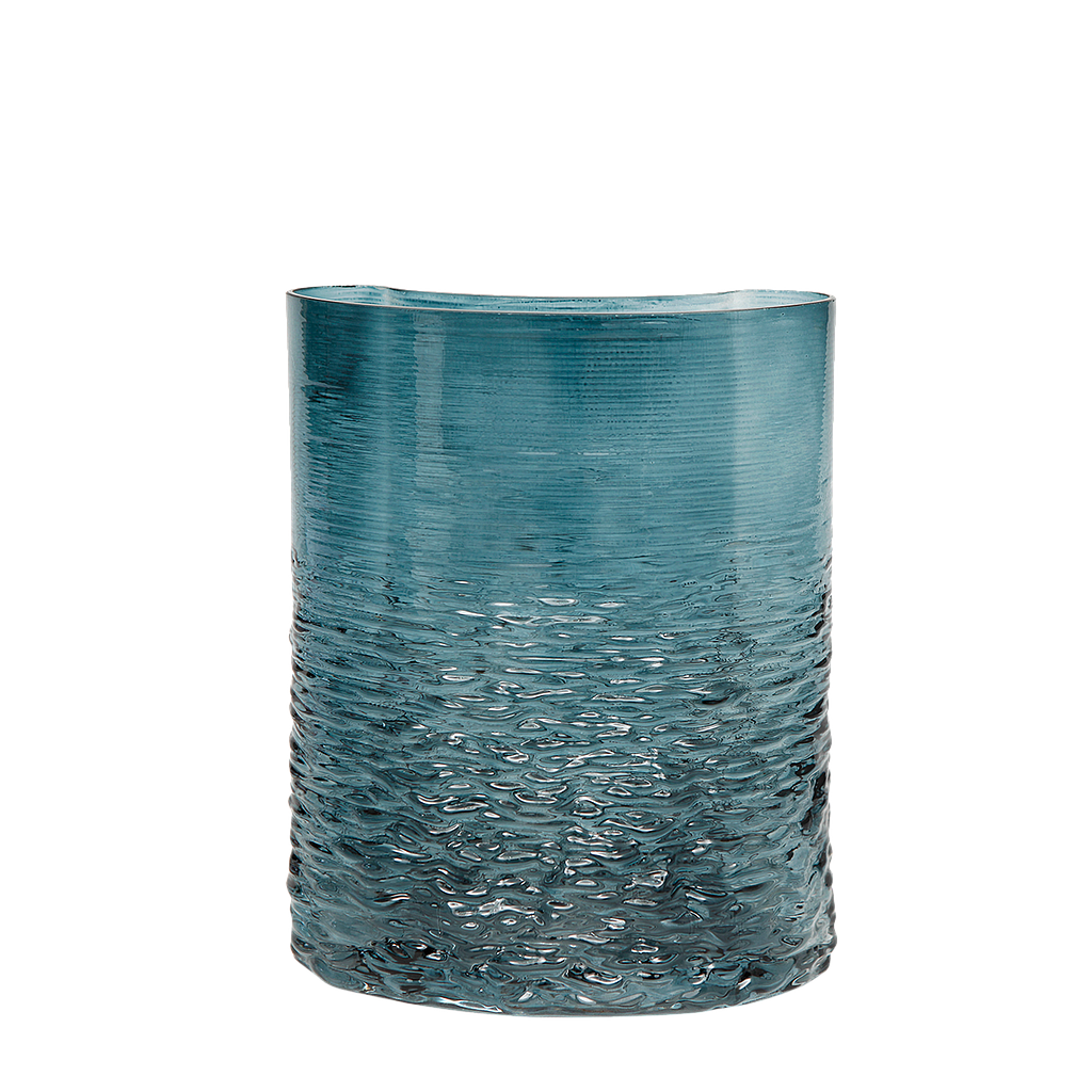 LOBELIE - Glass vase H19 - Multicolor