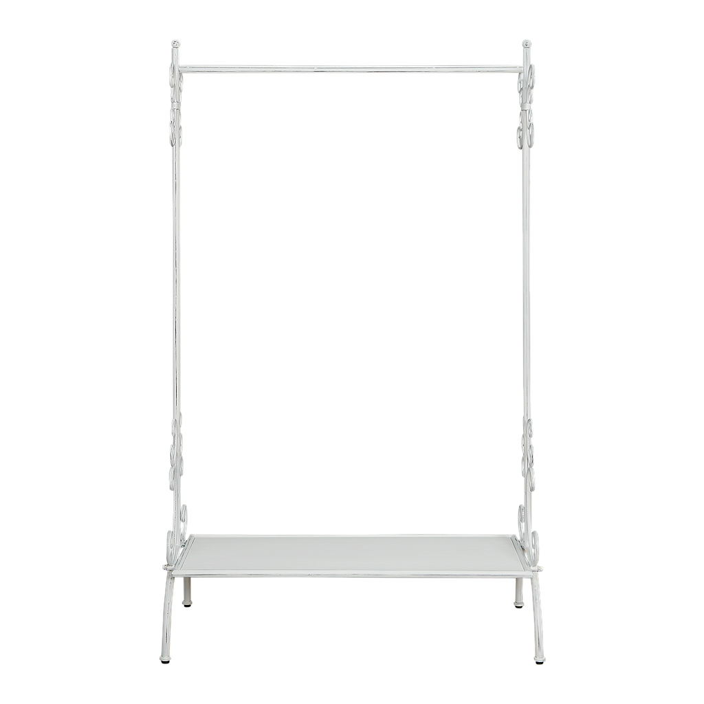 RIKKE - Clothes rail L100 - Patina white and Brocante white