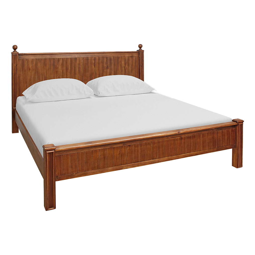 ALES - Super king size bed 200x200 - Washed antic