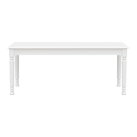 ORLEANS - Dining table L180 x W90 - Brushed white