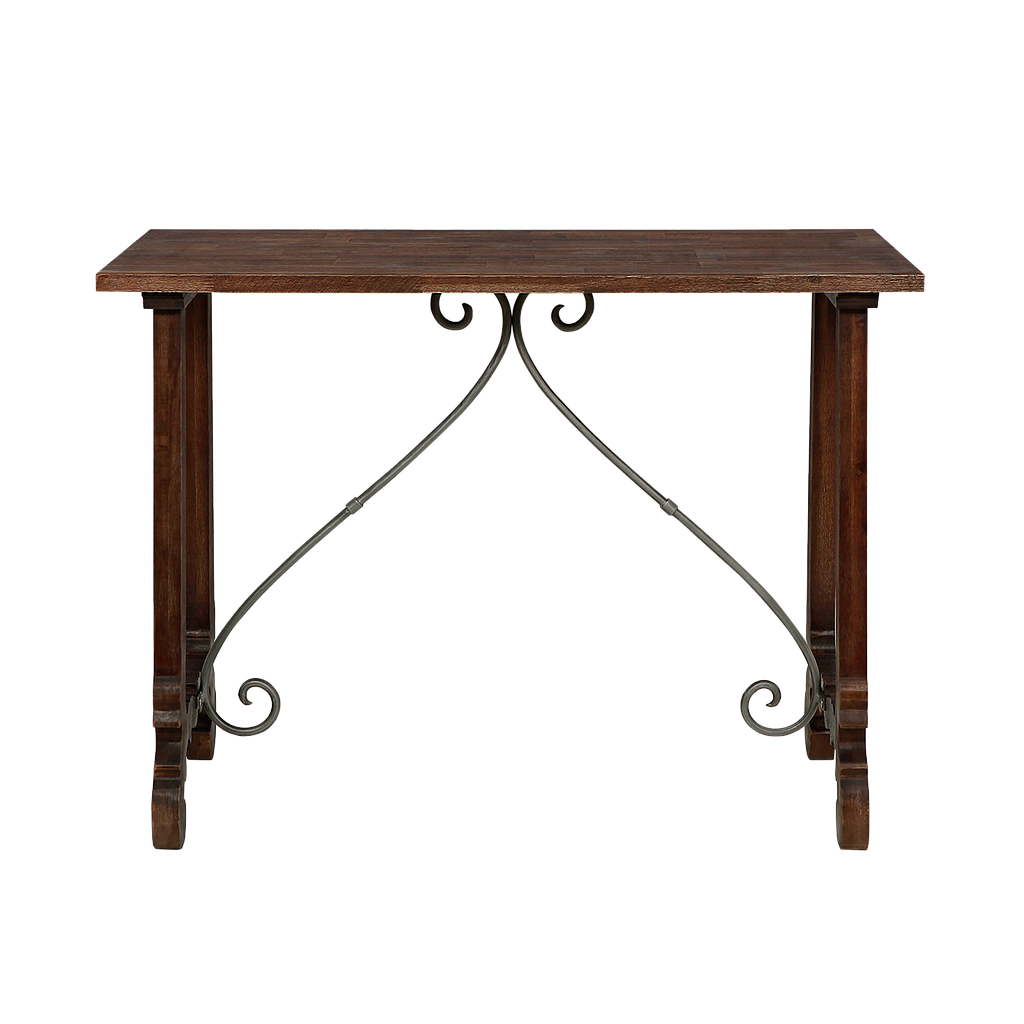 PUEBLA - Desk L100 x W50 - Light aged and Vintage anthracite