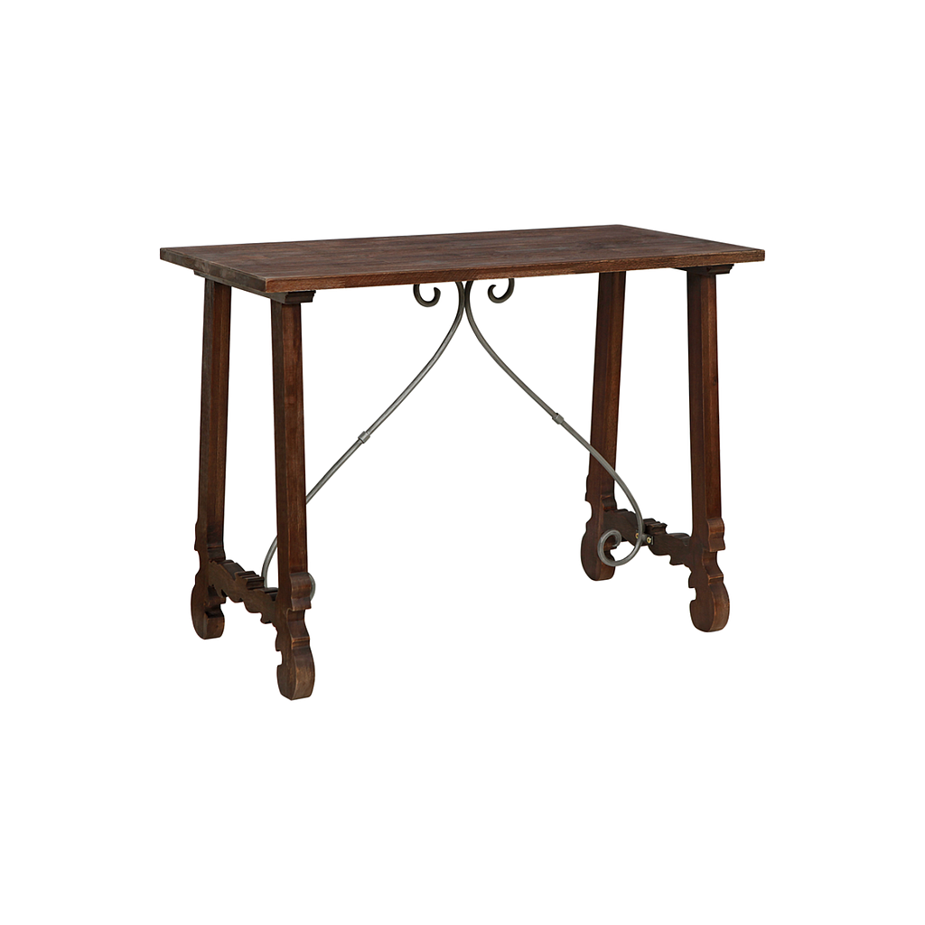 PUEBLA - Desk L100 x W50 - Light aged and Vintage anthracite