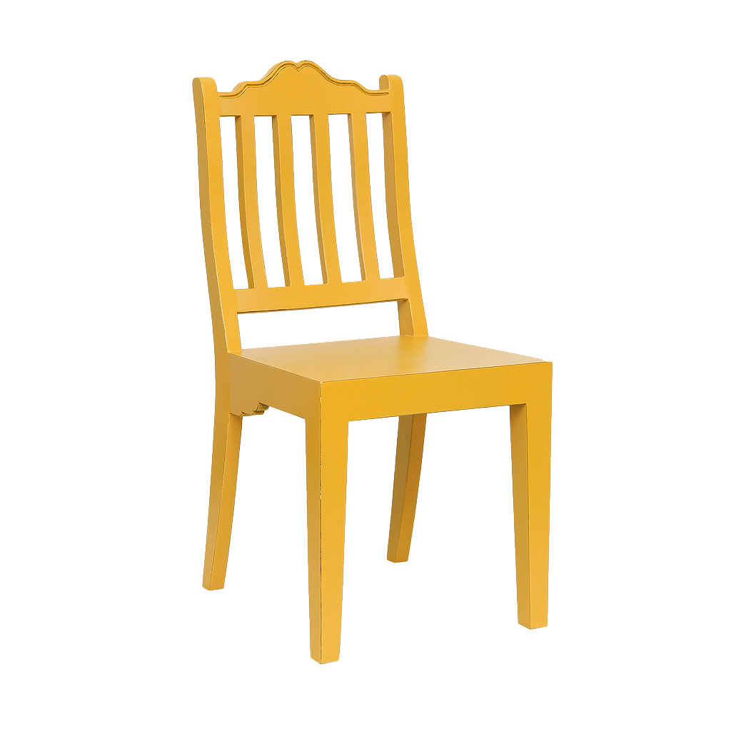 PUEBLA - Dining chair - Brocante pinapple yellow