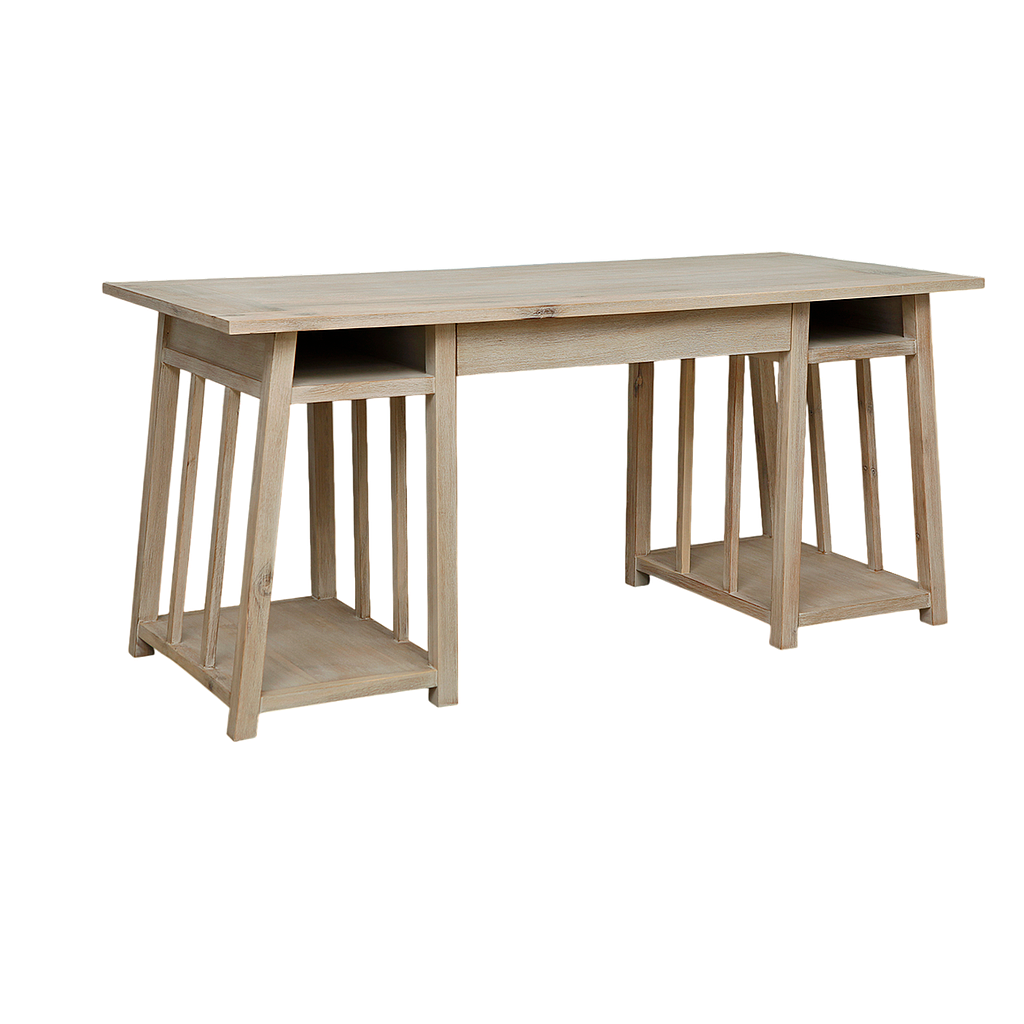 OWEN - Desk L160 x W70 - Whitened acacia