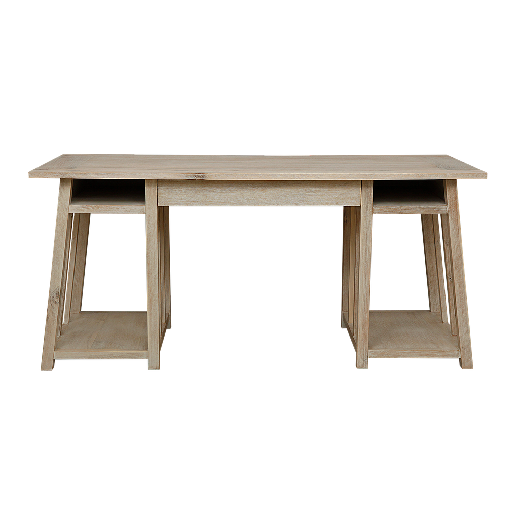 OWEN - Desk L160 x W70 - Whitened acacia