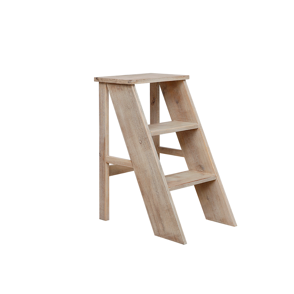 ELLA - Side table - L40 x H71 - Whitened acacia