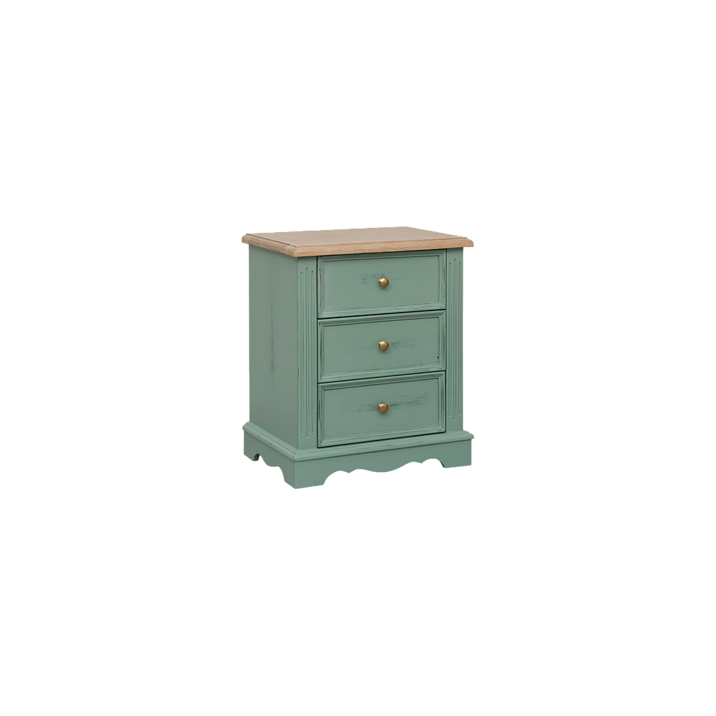 HELENA - Bedside table H60 - Patina mint and Toffee