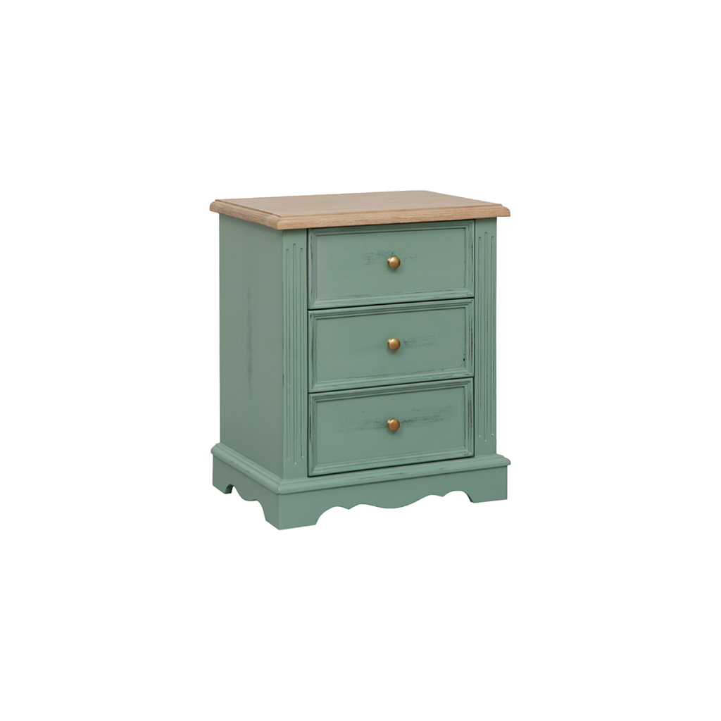 HELENA - Bedside table H60 - Patina mint and Toffee
