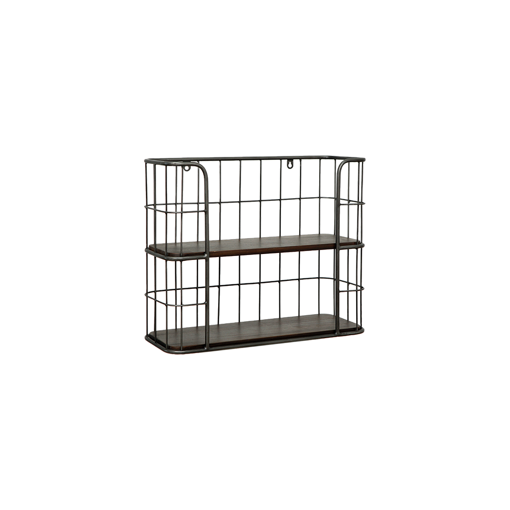 KEANE - Wall Shelf L55 - Vintage anthracite and Mokka