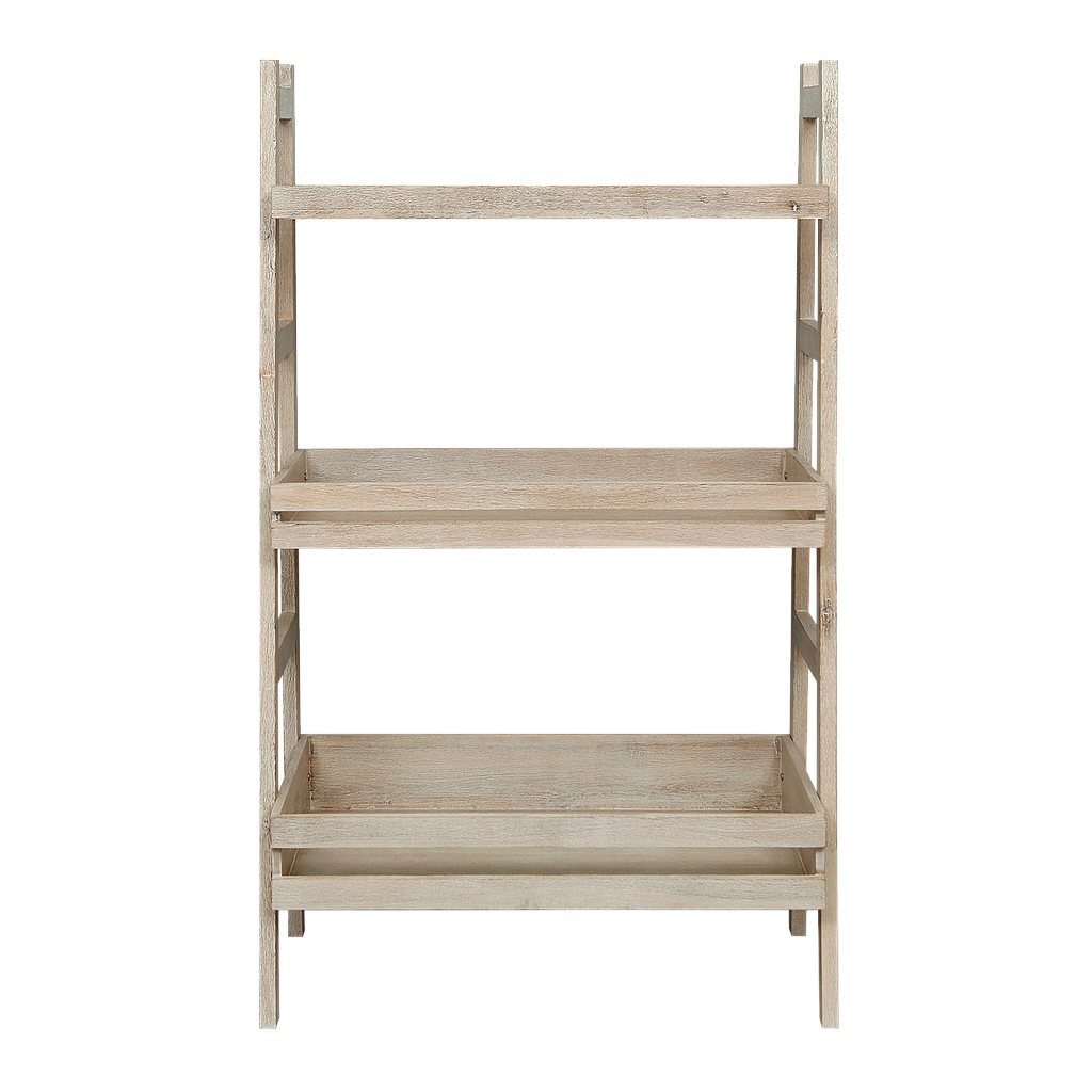 RACHEL Shelf L90 x H150 Whitened acacia Furniture & Decoration｜Decosy Vietnam