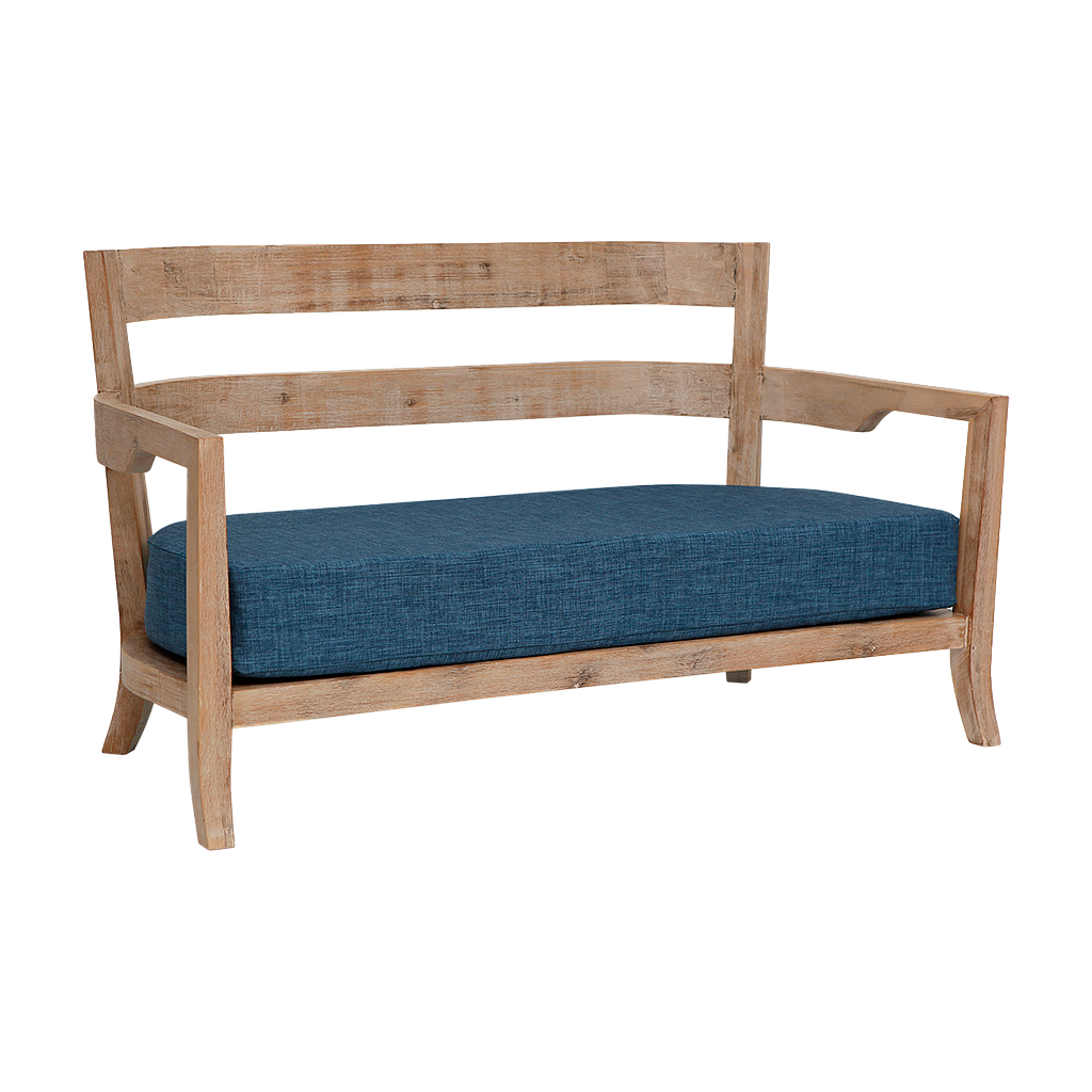 BAYA - Sofa L129 - Toffee and Blue cover