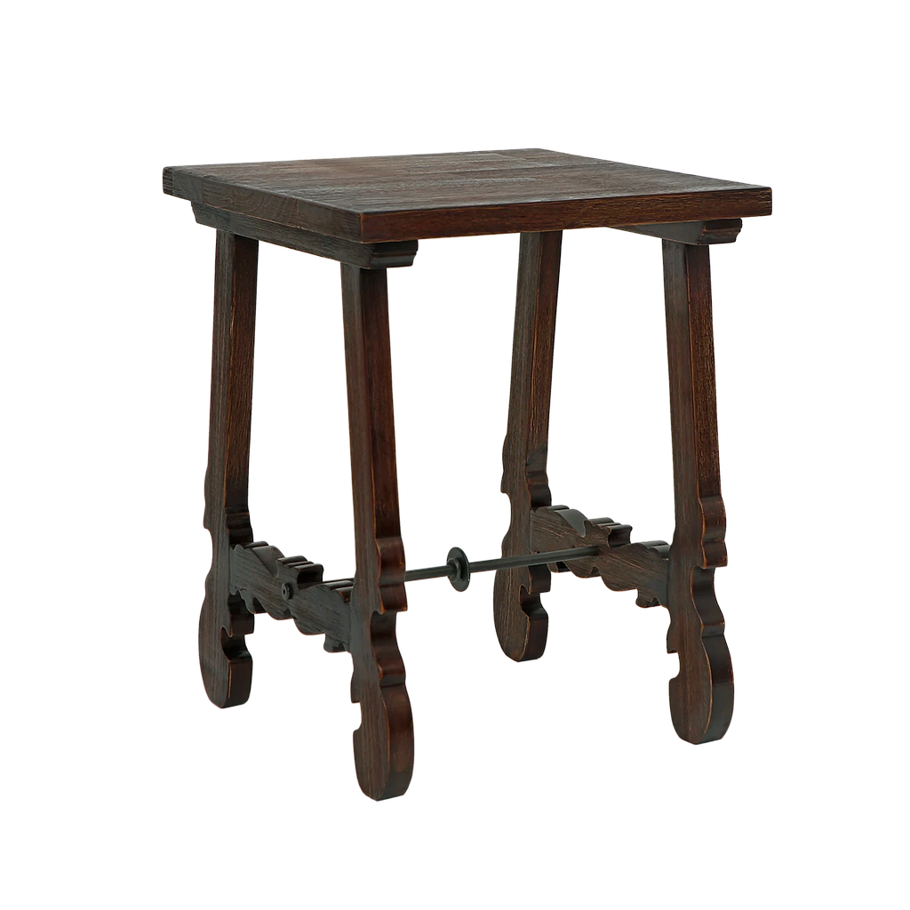 PUEBLA - Bedside table L40 x H45 - Dark aged and Vintage anthracite