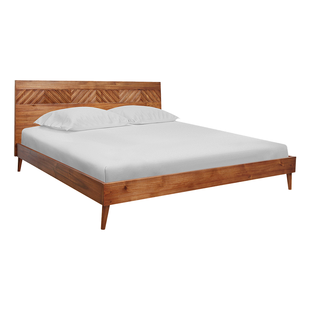 PORTO - King size bed 180x200 - Washed antic