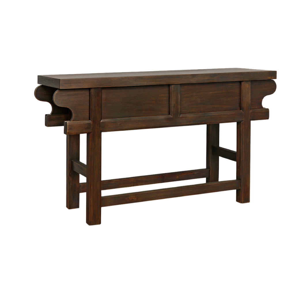 NANKIN - Console table L166 - Weathered acacia