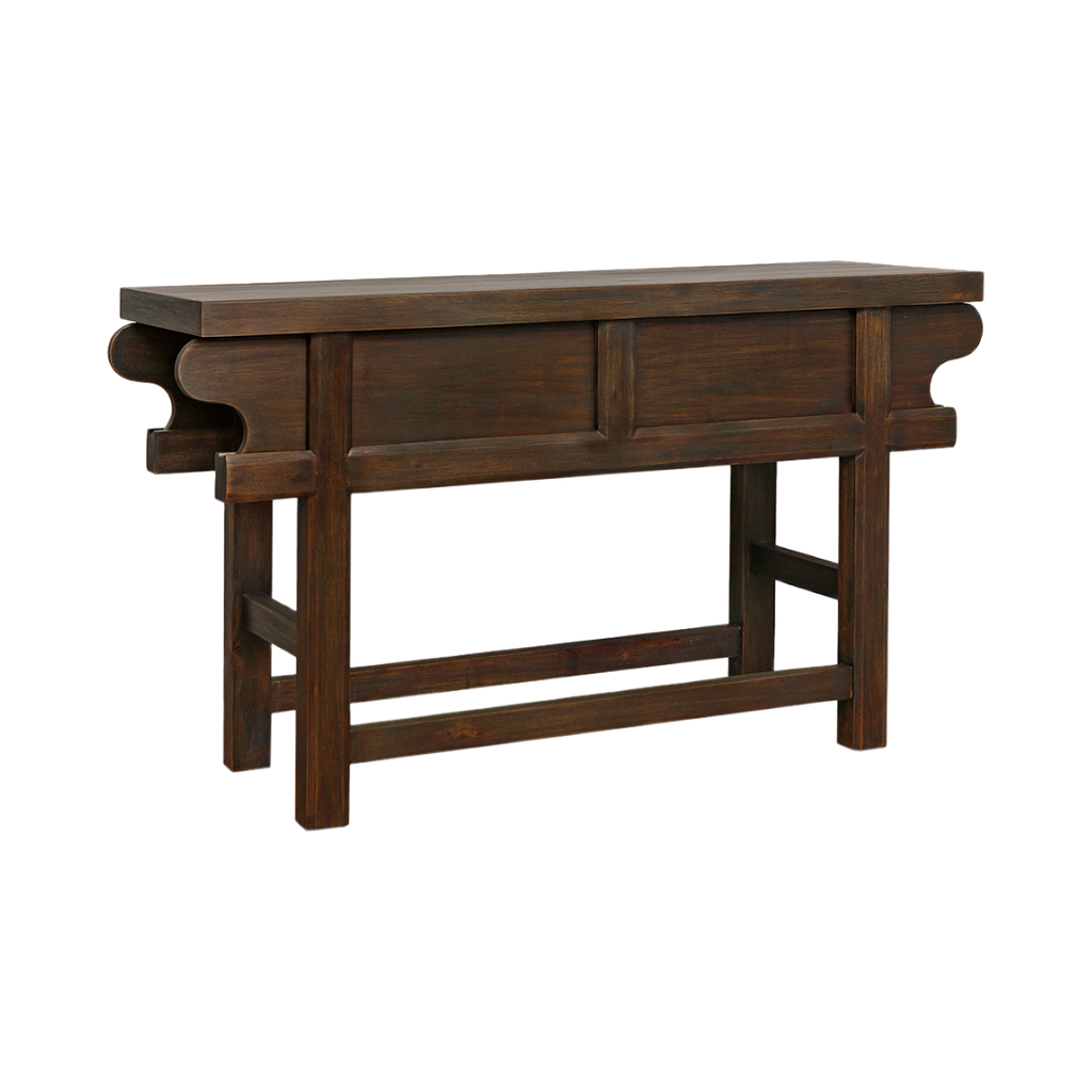 NANKIN - Console table L166 - Weathered acacia