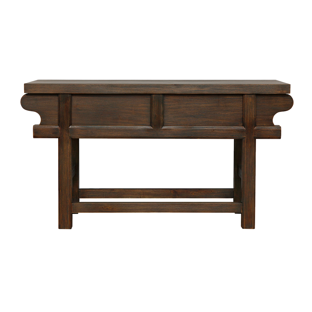 NANKIN - Console table L166 - Weathered acacia