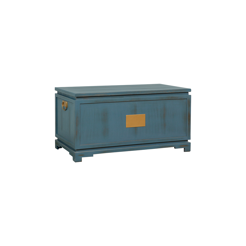 NANKIN - Chest L90 x W50 - Shabby stone blue