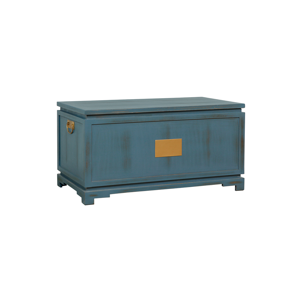 NANKIN - Chest L90 x W50 - Shabby stone blue