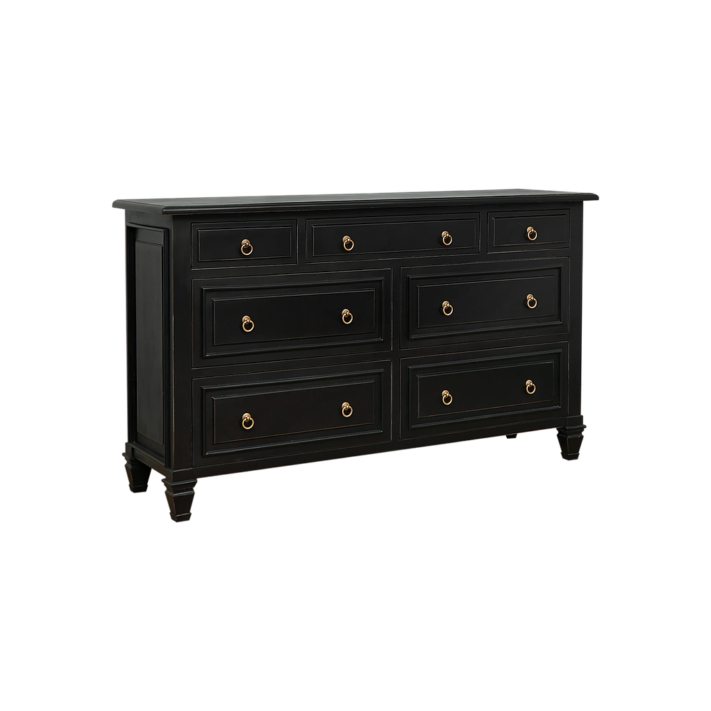 EDYN - Chest of drawers L140 x H85 - Brocante black