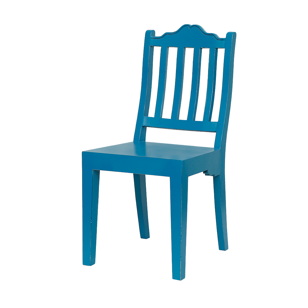 PUEBLA - Dining chair - Brocante capri blue